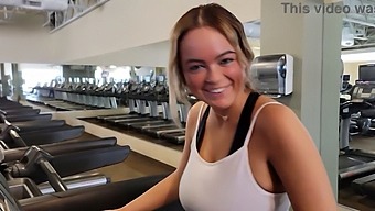Watch Alexis Kay'S Massive Natural Tits Bounce As She Gets Picked Up And Creampied In The Gym