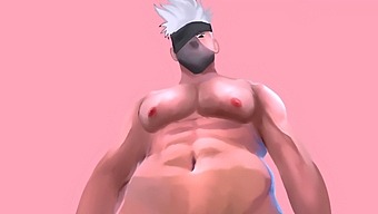 Big-Titted Anime Girl Gets Down And Dirty With Kakashi'S Massive Member