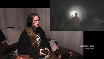 Watch As This Gamer Strips Down To Her Lingerie While Playing Resident Evil 2
