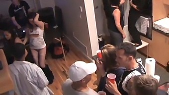 Group Sex And Interracial Fucking At A Wild Party