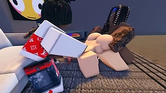 Roblox User Makima Gets Pounded By Black Dicks In A Gangbang