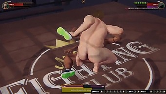 Ethan And Dela In A 3d Naked Fight