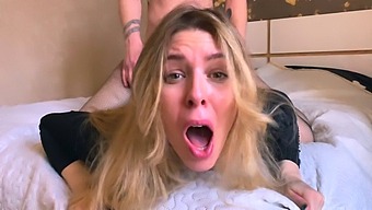 Watch As A Big Ass Pawg Gives Oral To A Shy It Guy For Her Cuckold Boyfriend