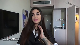 Susy Gala Delivers A Sensual Blowjob In This Hotel Room Sex Video