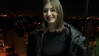 Russian Teen Girl Gives Handjob And Blowjob For Money