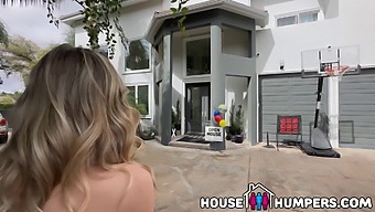 Househumpers' Compilation Of Steamy Threesome Action Featuring Busty Milf And Muscular Agent