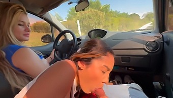 Two Girls Bring Me To Their Car And Give Me A Deepthroat Blowjob Until I Cum