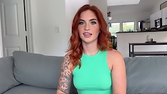 A Redheaded Neighbor With A Curvy Derriere Seeks Counsel And Receives An Intense Pounding From A Well-Endowed Partner, Resulting In A Substantial Internal Ejaculation
