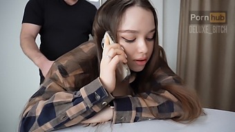 Russian Teen'S Phone Sex Turns Into A Wild Anal Encounter With Her Stepbrother