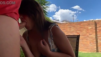 My Friend'S Wife Surprises Me With A Spontaneous Outdoor Blowjob