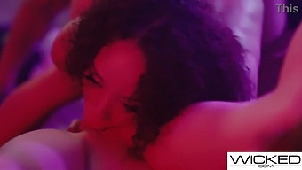 Experience A Sinful Threesome With Alexis Tae And Seth Gamble