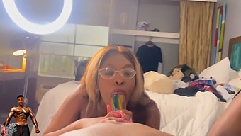 Double The Pleasure: Two Amateur Milfs Compete In A Blowjob Contest With Their Partners Judging