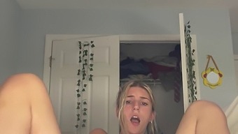 Young And Perky Babe'S Solo Pleasure Session Caught On Camera